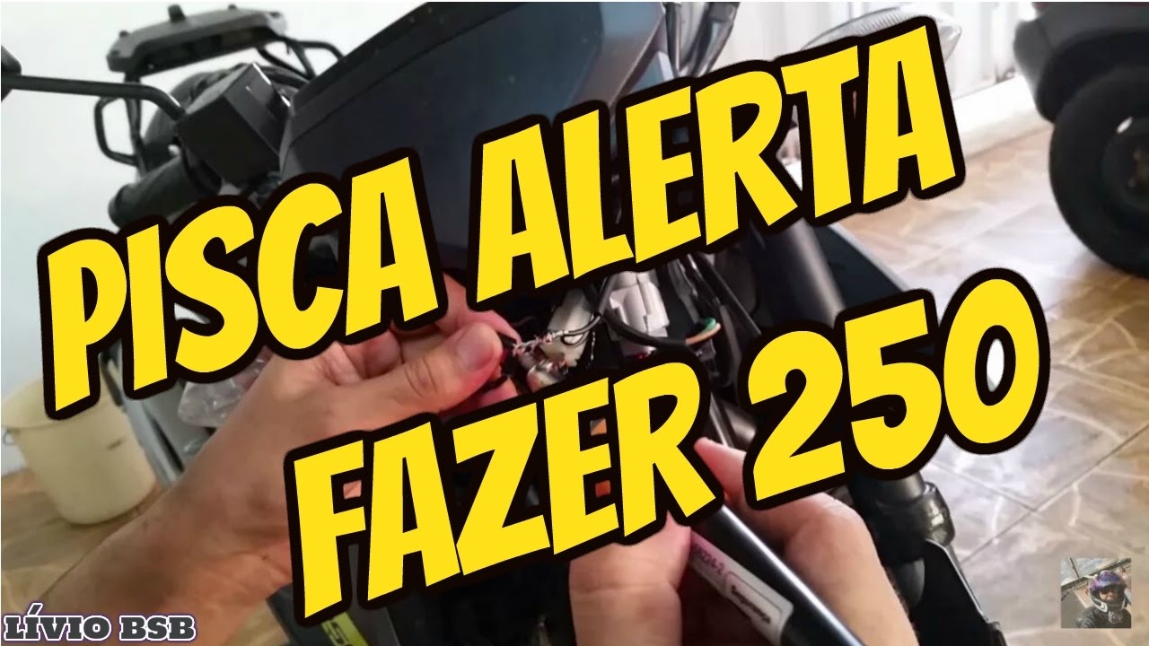 Pisca Alerta Independente na Fazer 250