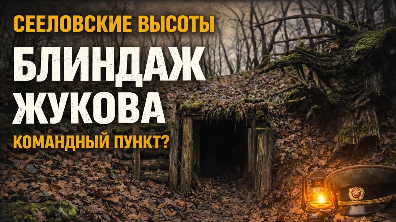 Передовой командный пункт маршала Жукова. Великая Отечественная война и фронт на Одере.... 