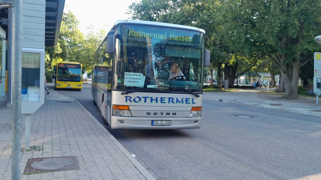 Busse in Kempten-Zum Mit Mercedes,MAN,Setra und Fettem Sound