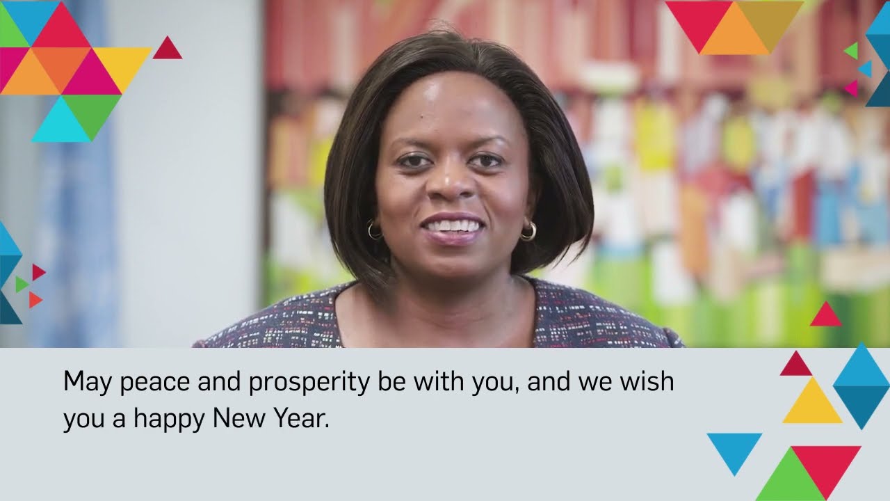 Season's greetings from Sanda Ojiambo, Assistant Secretary-General and CEO of the UN Global Compact