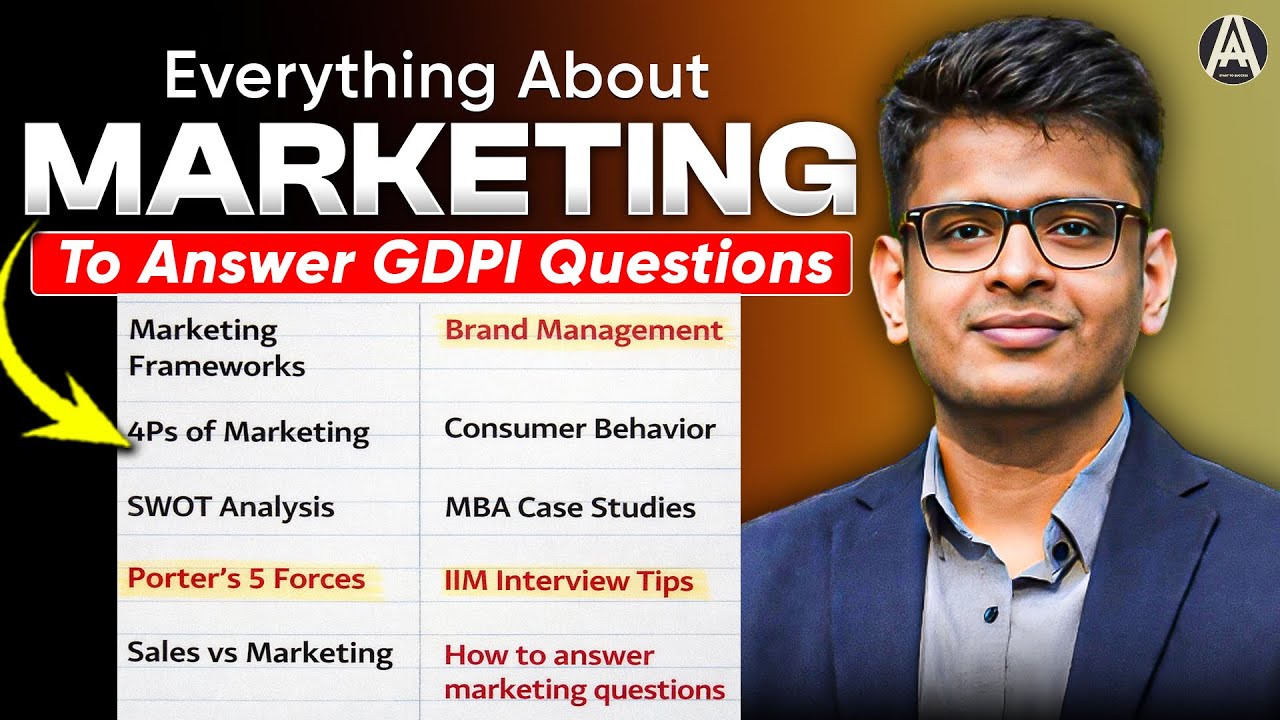 Everything About Marketing for GDPI–WAT | How to Answer Interview Questions | CAT 2025