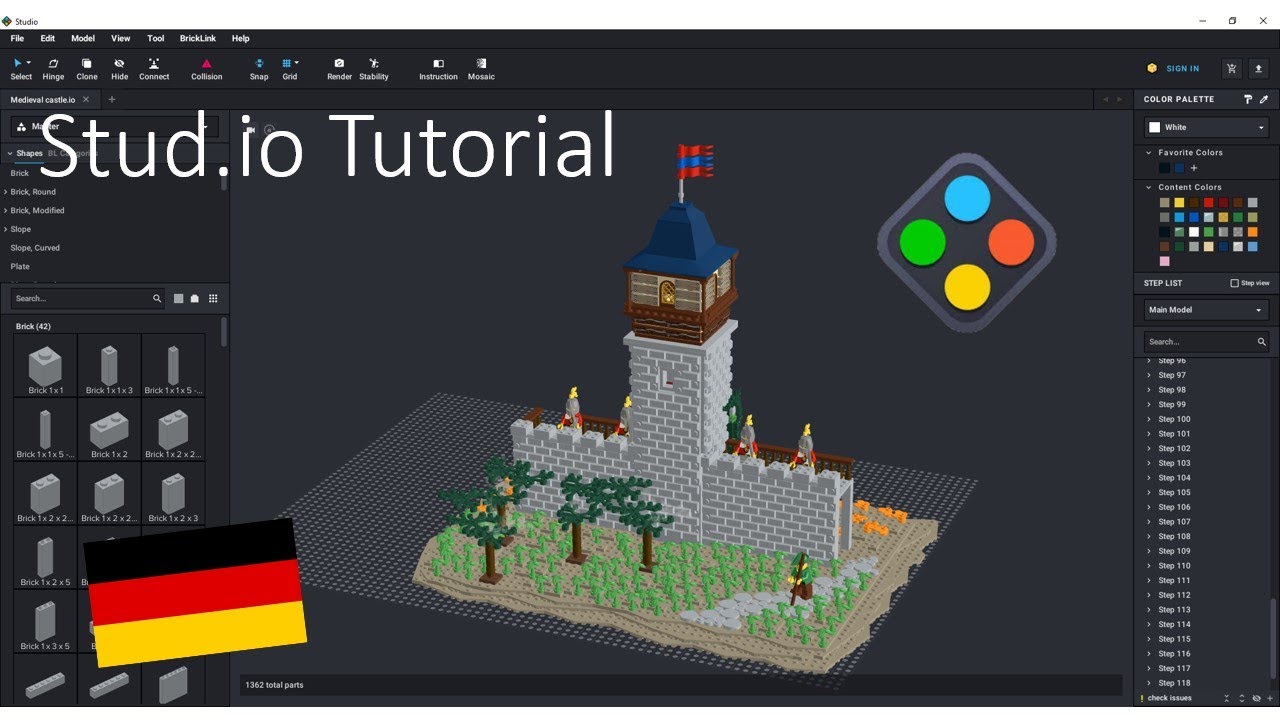 Modelle in Stud.io bauen | Stud.io Tutorial Teil 2 | Deutsch