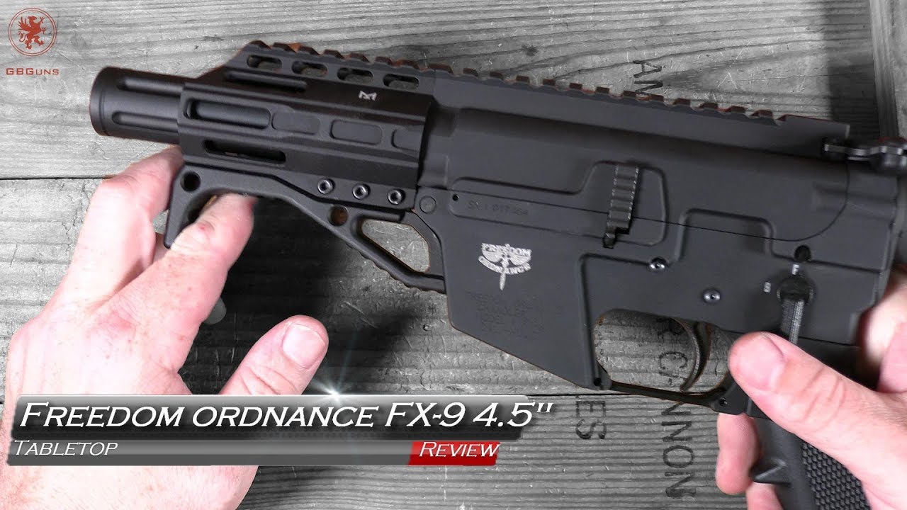Обзор настольного оружия Freedom Ordnance FX-9 4,5 дюйма