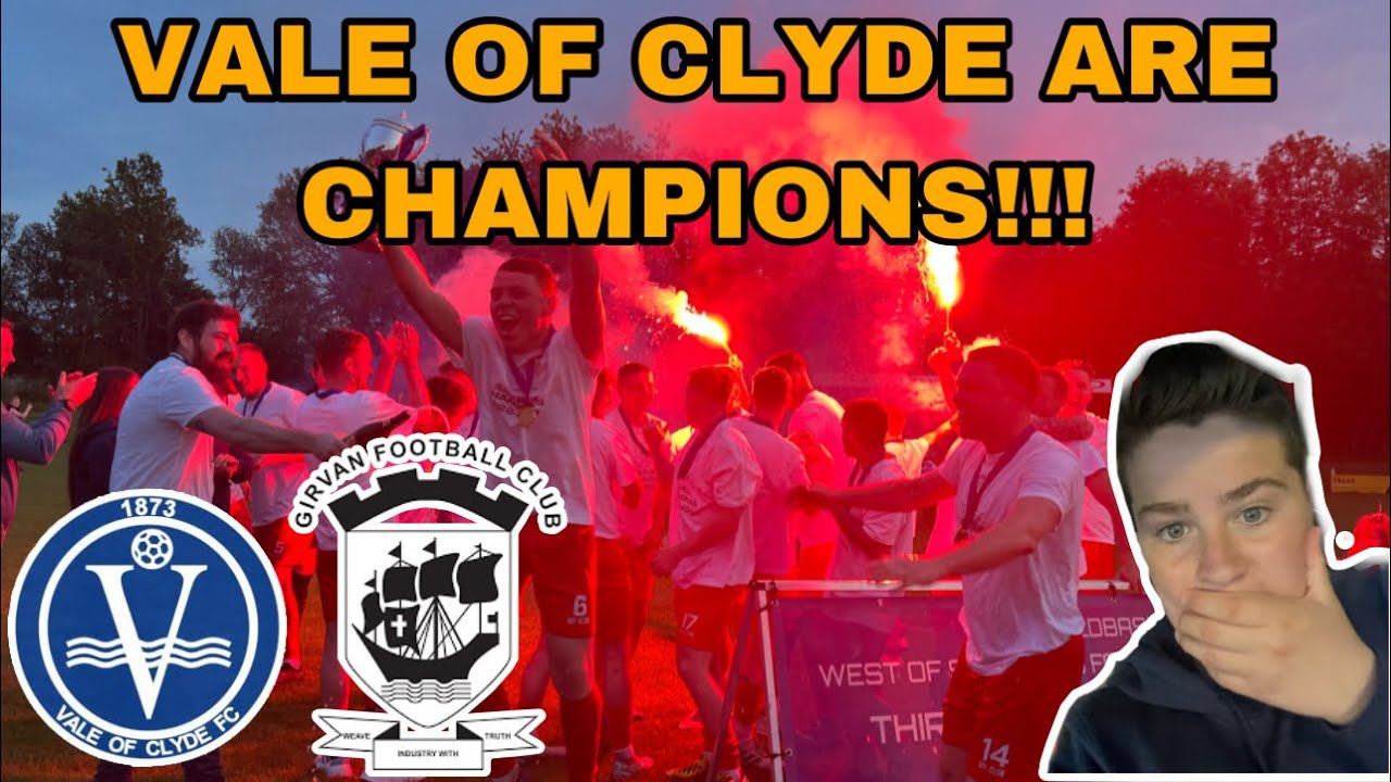 VALE OF CLYDE ARE CHAMPIONS!! - Vale of Clyde v Girvan Fc MATCHDAY  Vlog!!!