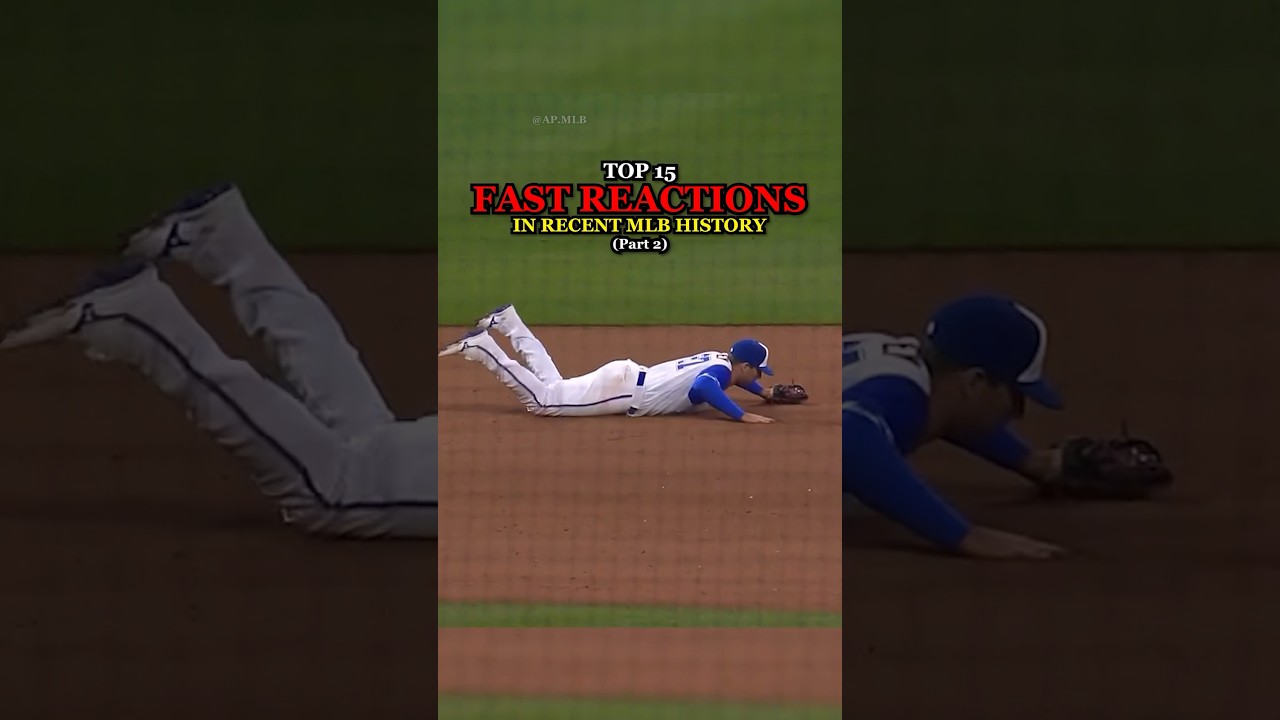 Top 15 Fast Reactions in MLB History | Part 2
