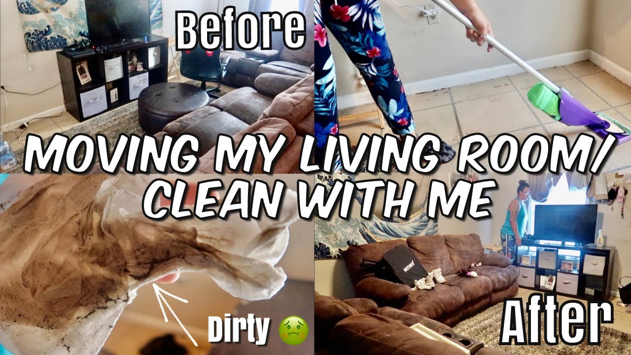 Rearranging My Living Room: Maximize Your Space | Clean With Me | Moving Room Around