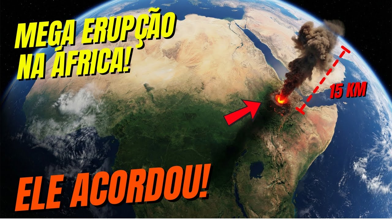 EU AVISEI: VULCÃO TEM ERUPÇÃO COLOSSAL na Etiópia após SILÊNCIO de 12 MIL ANOS!