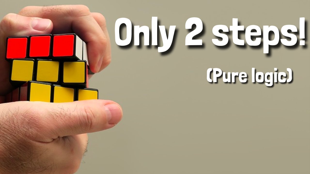 I never understood how to solve a Rubik's cube intuitively...until now! (No memorisation)