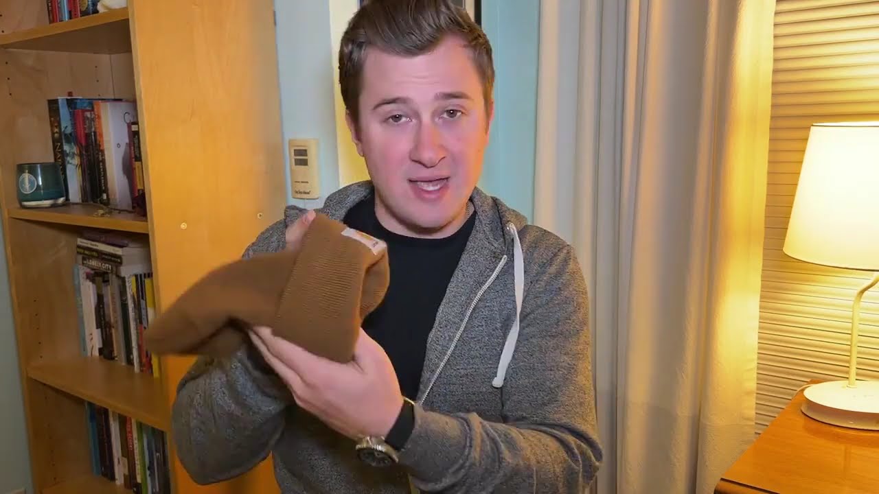The Only Beanie You Need! ❄️ Carhartt Men's A18 Knit Cuffed Beanie Review & Fit Guide