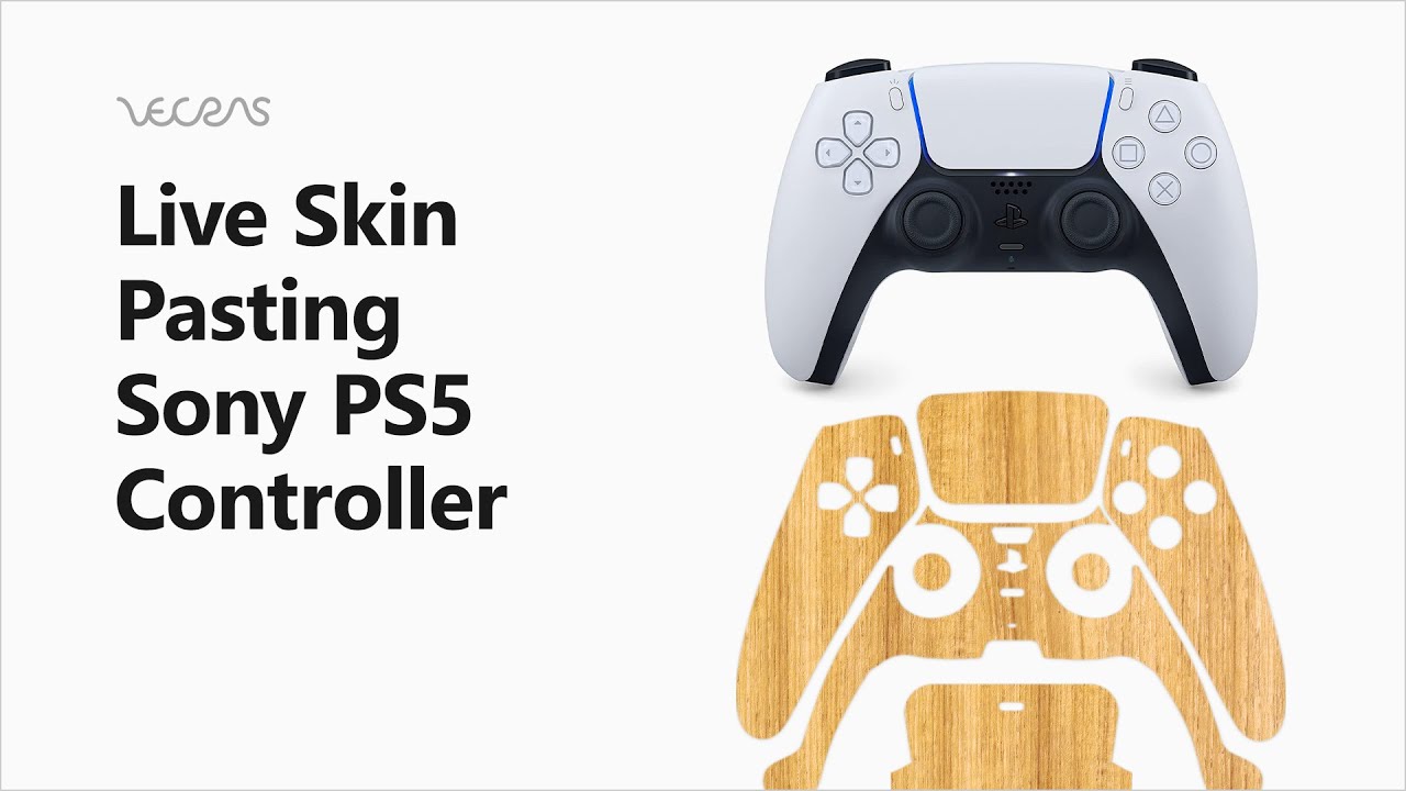 How to apply skin on Sony PS5 Controller | Best Vinyl Skin Application Tutorial by VecRas