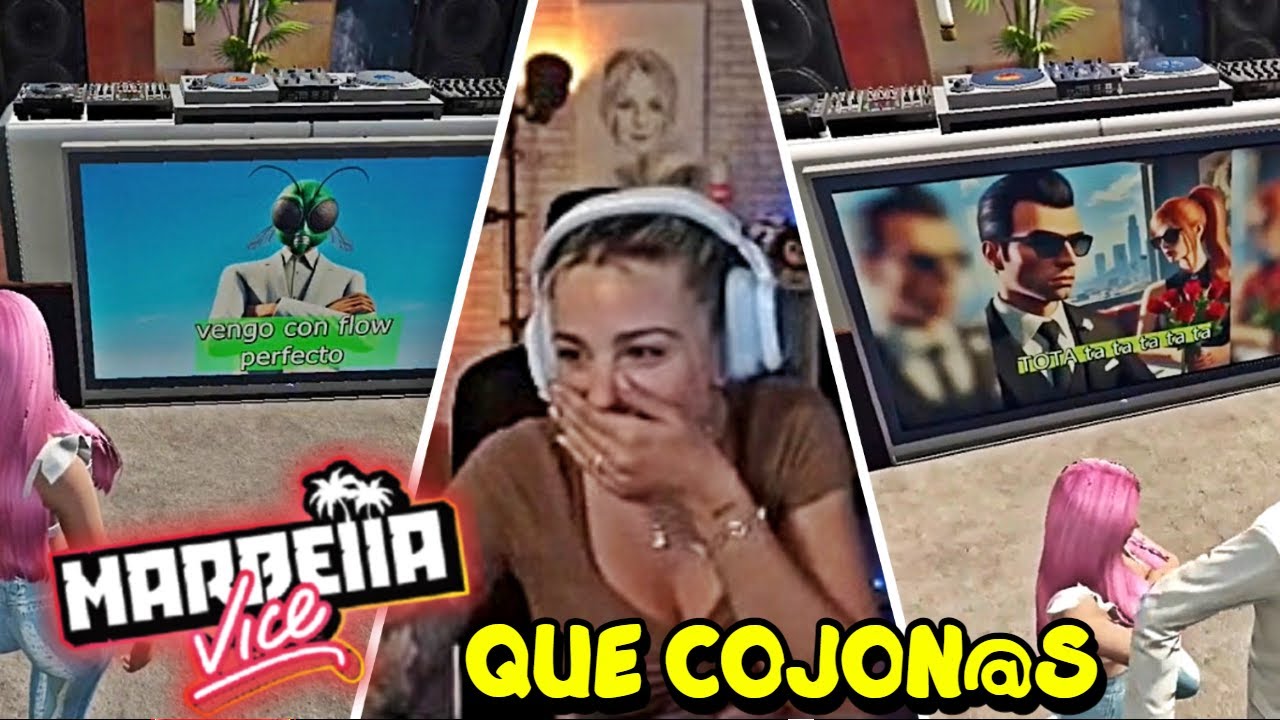 ROSA (NOE) REACCIONA a la CANCIONES de KENFLOW y NEXXUZ XD MARBELLA VICE 2