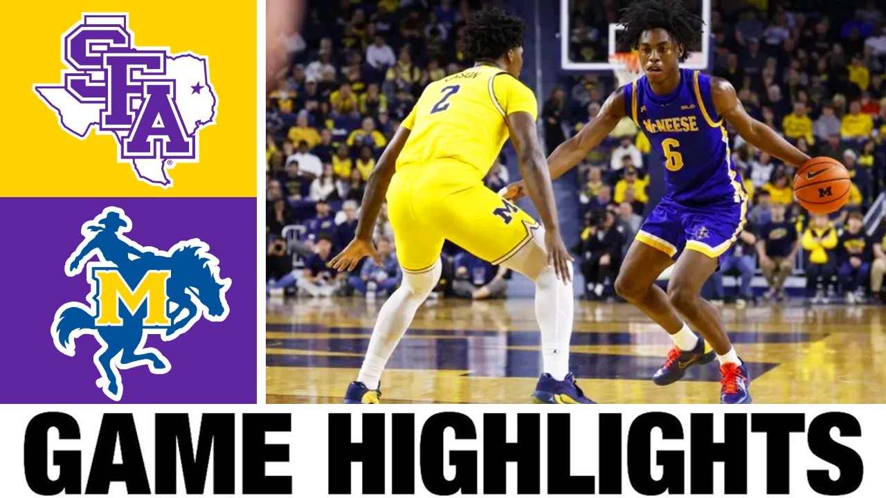 McNeese vs Stephen F. Austin Highlights | Men's Basketball | College Basketball 2026