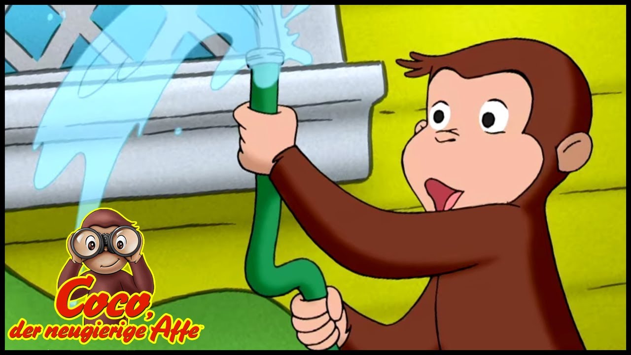 Coco der Neugierige Affe Affe 🐵Wasser Marsch! 🐵Ganze Folgen Staffel 5 🐵Cartoons für Kinder