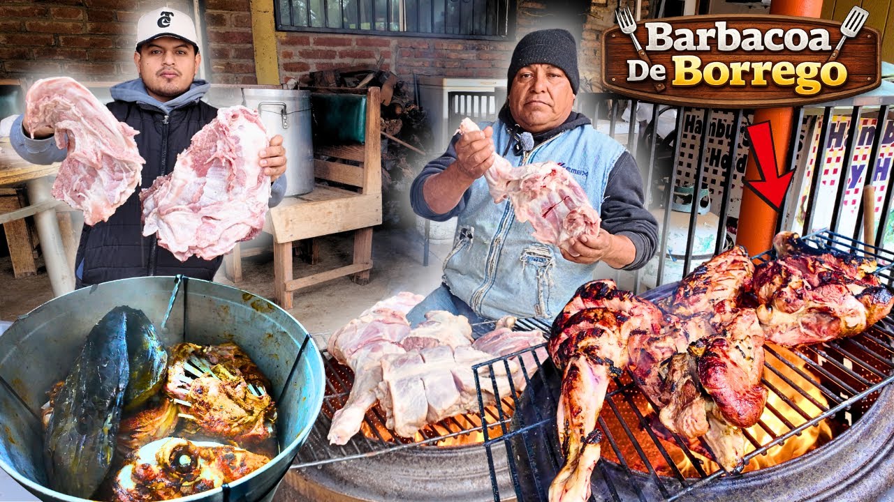 Así se hace la BARBACOA DE BORREGO paso a paso | (Receta Completa)