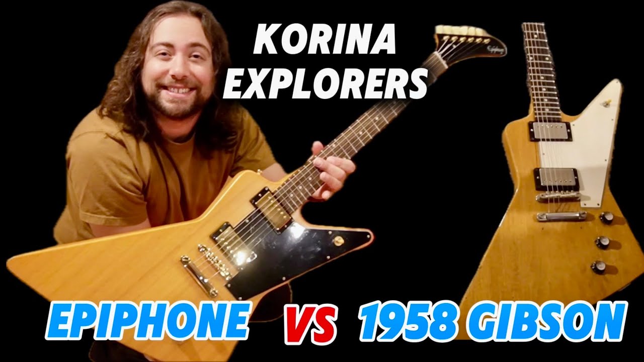 Epiphone Explorer vs 1958 Gibson Explorer
