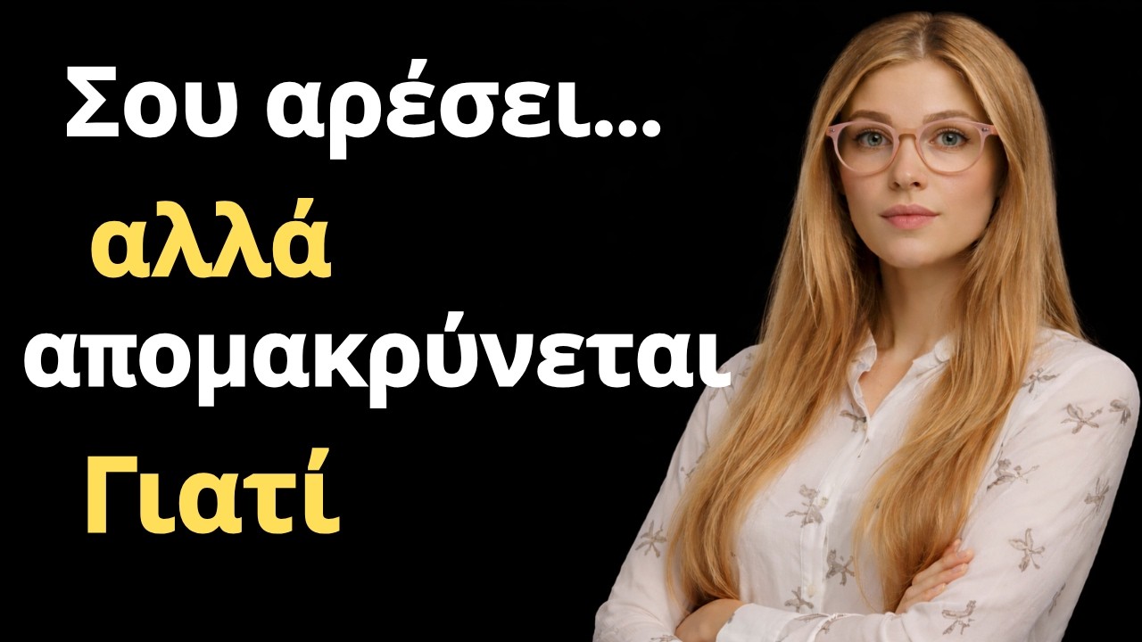 «Γιατί μια γυναίκα απομακρύνεται ξαφνικά όταν της αρέσεις πραγματικά»