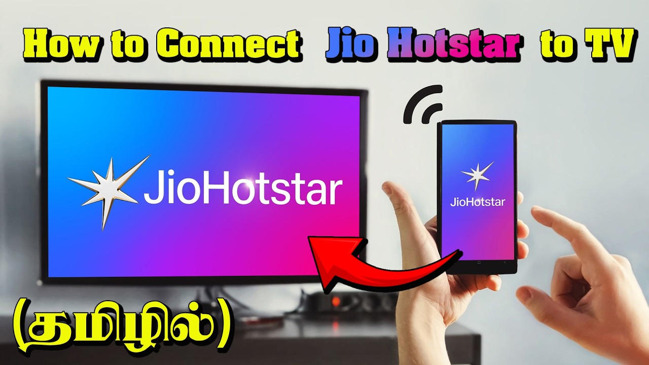 How to Connect Jio Hotstar to Smart TV | Jio Hotstar TV Connect in Tamil | Hotstar Connect to TV