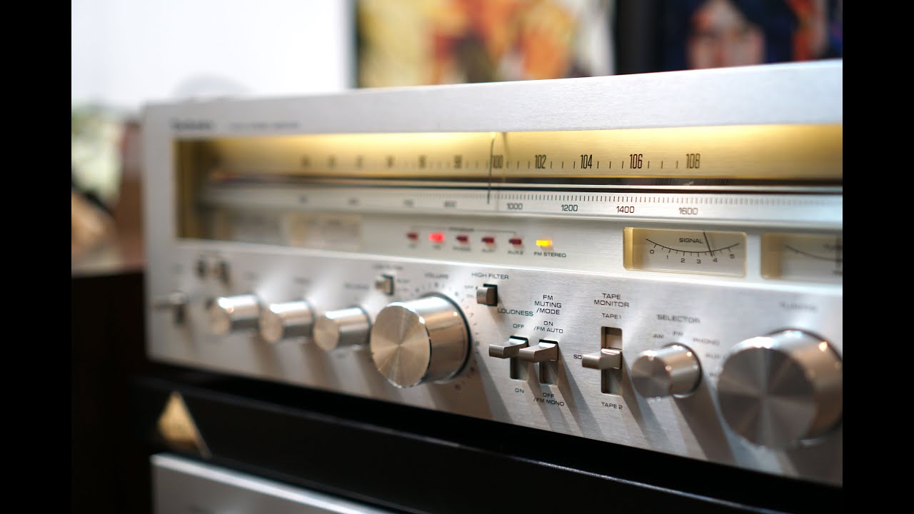 Legendary Technics SA-T670 Vintage Stereo Amplifier & Receiver with VU Meters