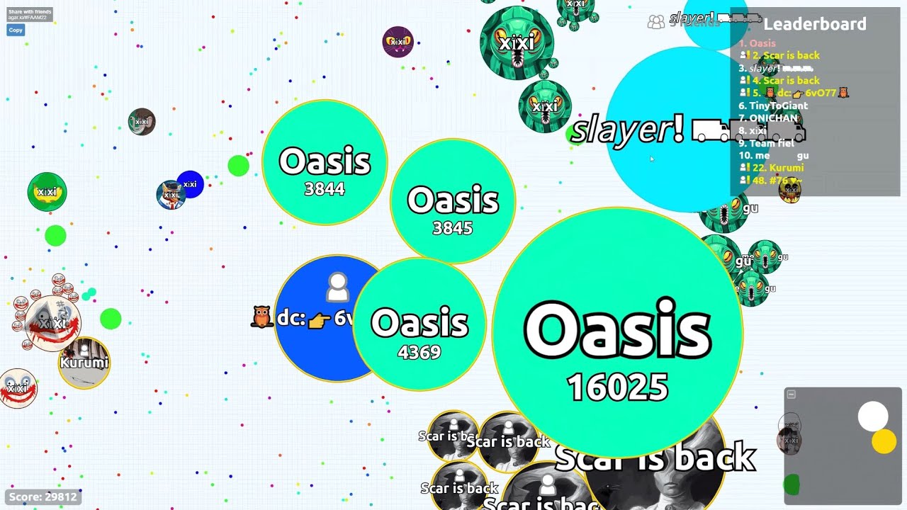 Agar.io - How To Throw An Awesome Party?!
