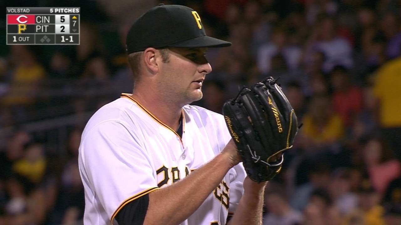 CIN@PIT: Volstad pitches two scoreless in MLB return