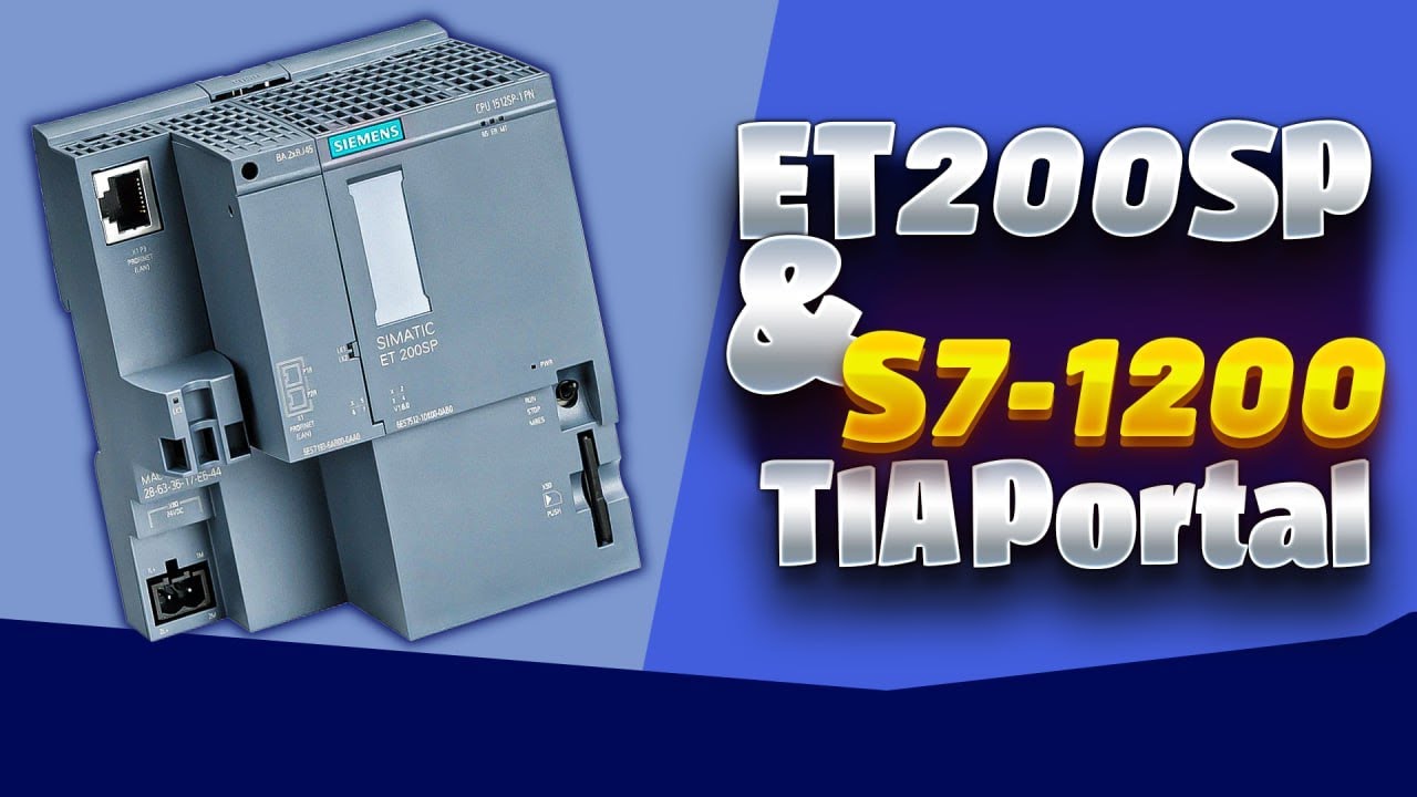 Настройка и конфигурация ПЛК Siemens ET200SP и S7-1200 в TIA Portal.