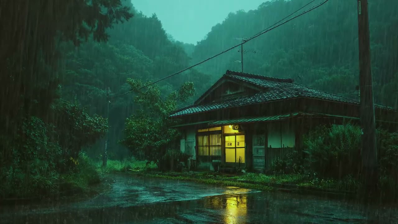 Rain sounds for relaxing, meditating, studying and falling asleep