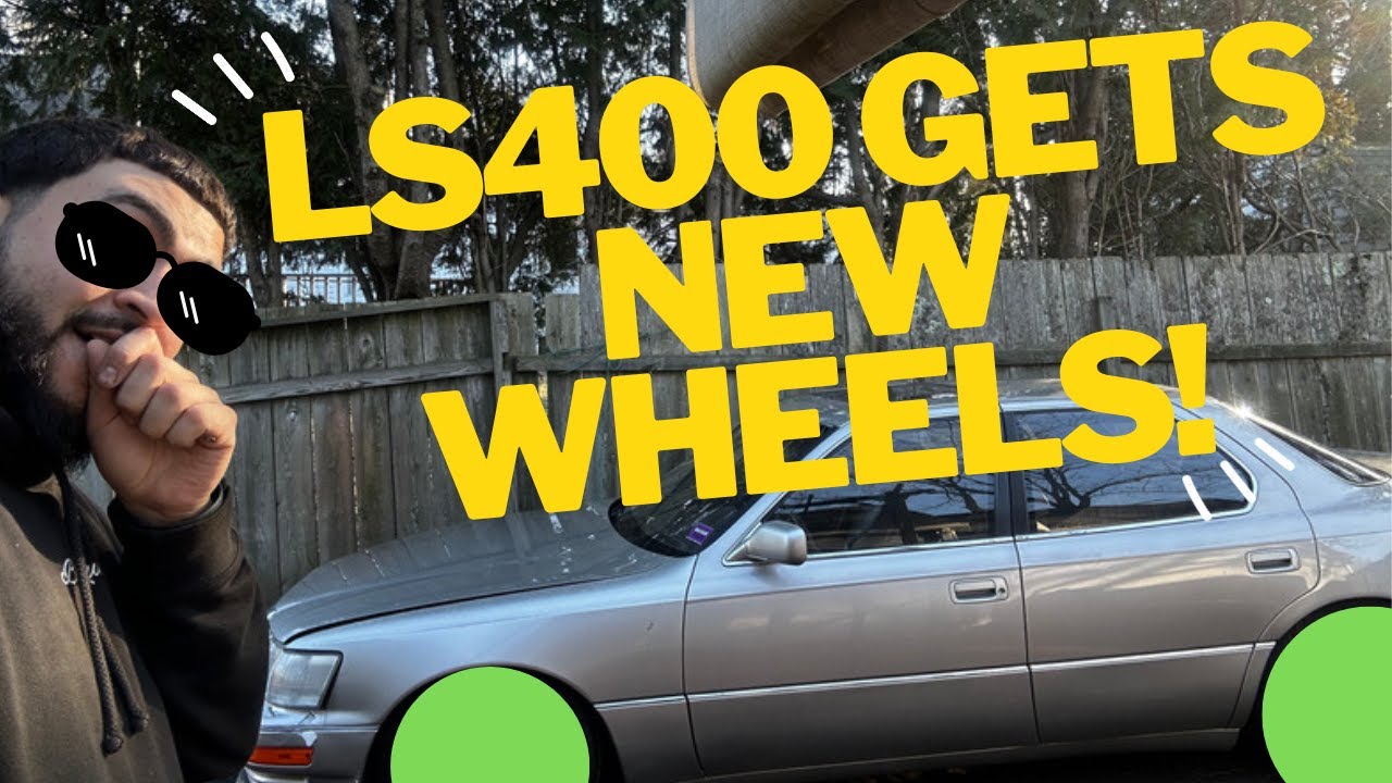 LS400 GETS NEW WHEELS + FIRST DRIVE!