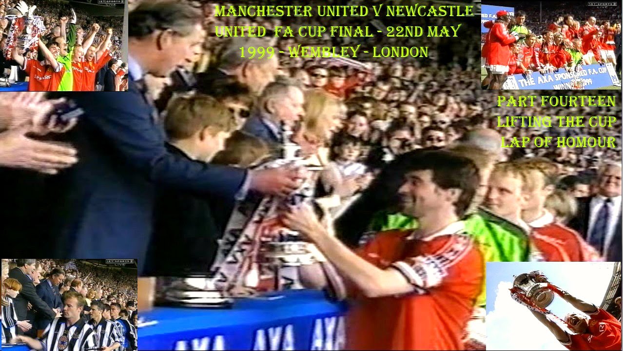 MANCHESTER UNITED FC  V NEWCASTLE UNITED FC- FA CUP FINAL 1999-  LIVE MATCH - PART FOURTEEN