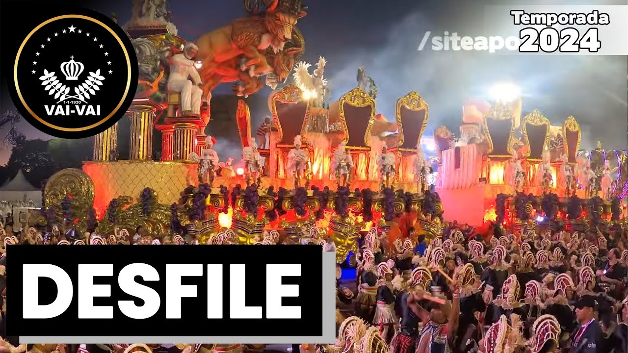 Vai-Vai 2025 | Bateria no desfile oficial | Samba ao vivo - #DesfileLIGASP25