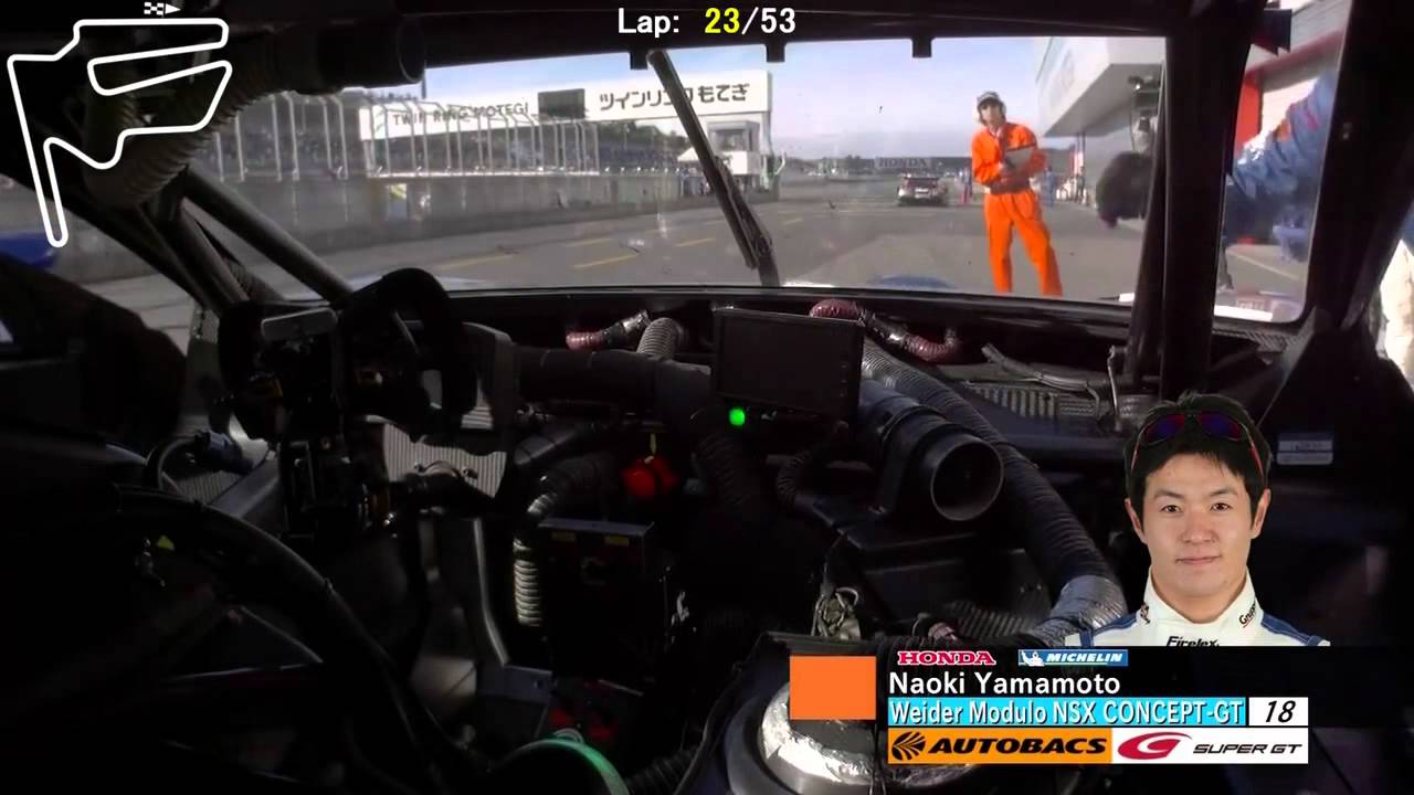 SUPER GT 2014 ONBOARD Rd8 Twin Ring Motegi 2/3