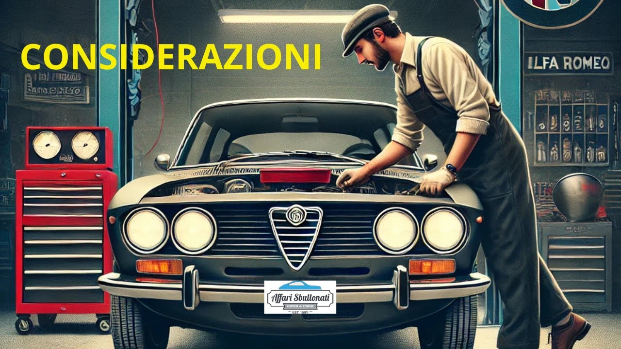 Considerazioni di un meccanico D’altri Tempi | #affarisbullonati #affarisbullonatirestauri