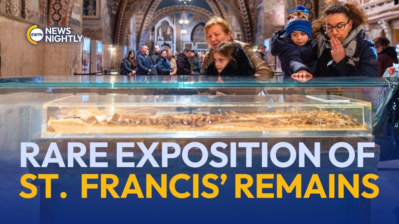 Rare Exposition of Saint Francis’ Remains Draws Worldwide Attention | EWTN News Nightly