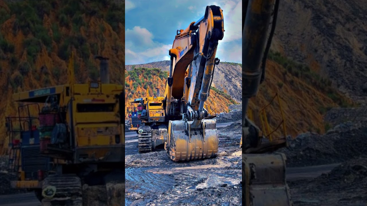 Beautiful views of Opencast Mines in Rainy Season🌧️🌩️ / SECL Mines