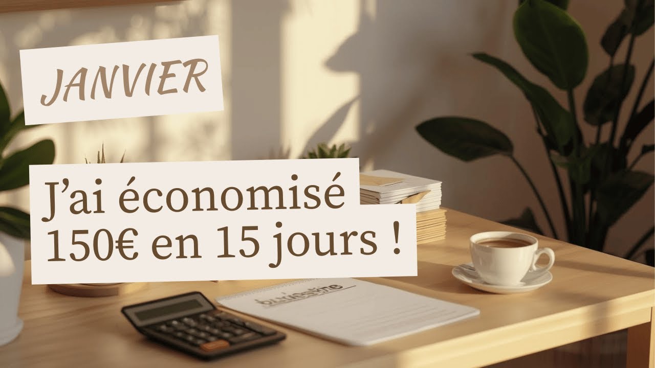 Janvier m’a appris un truc : ÉCONOMISER sans se priver (150€ en défis💸)