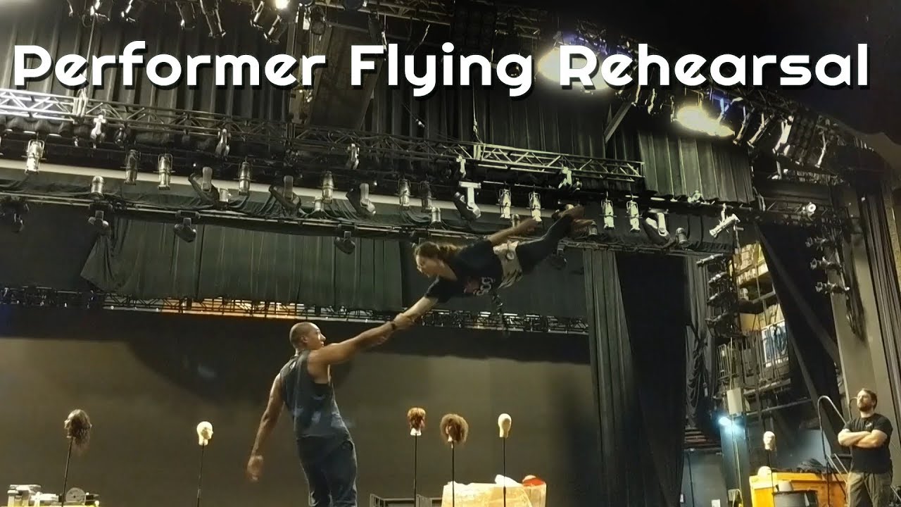 Performer Flying Rehearsal