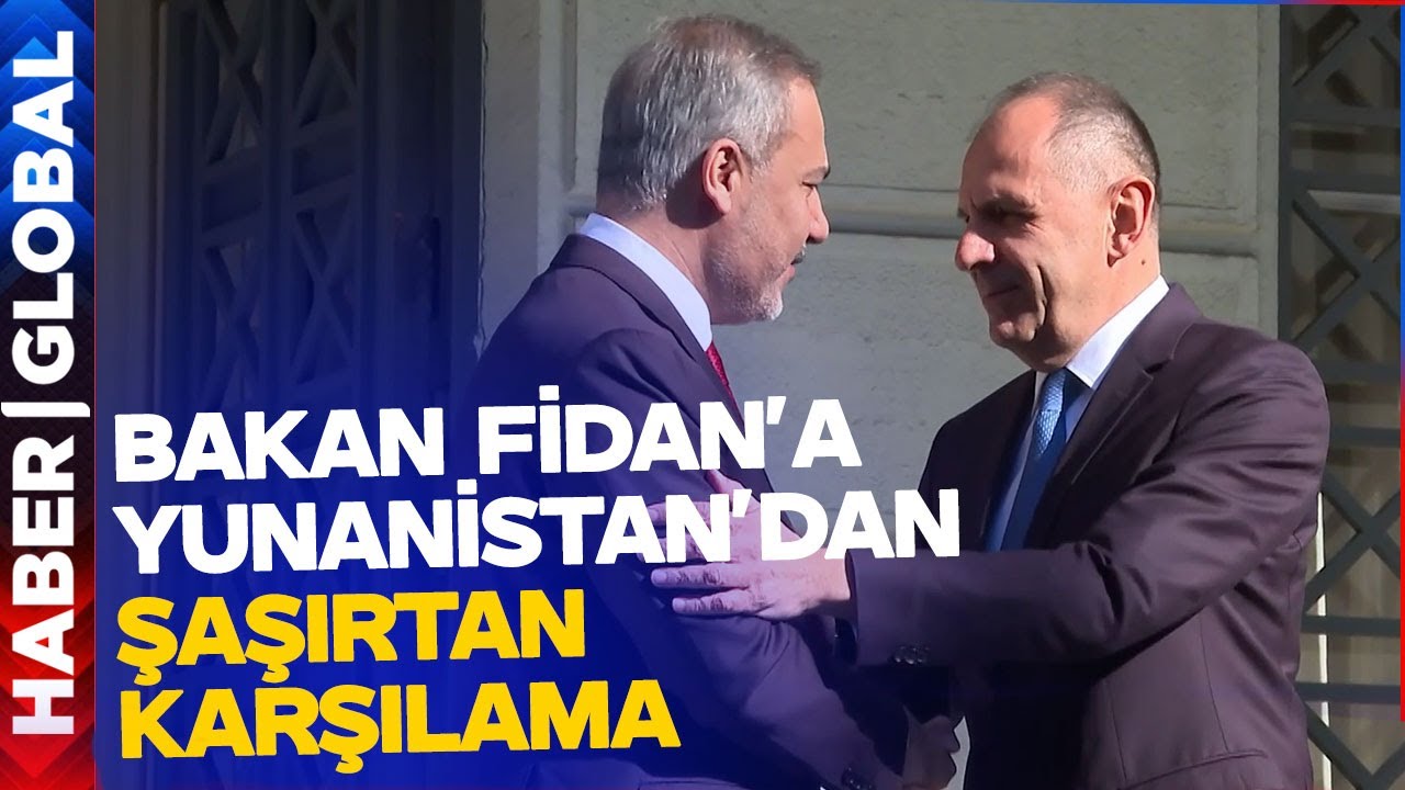 Hakan Fidan'a Yunanistan'dan Şaşırtan Karşılama!