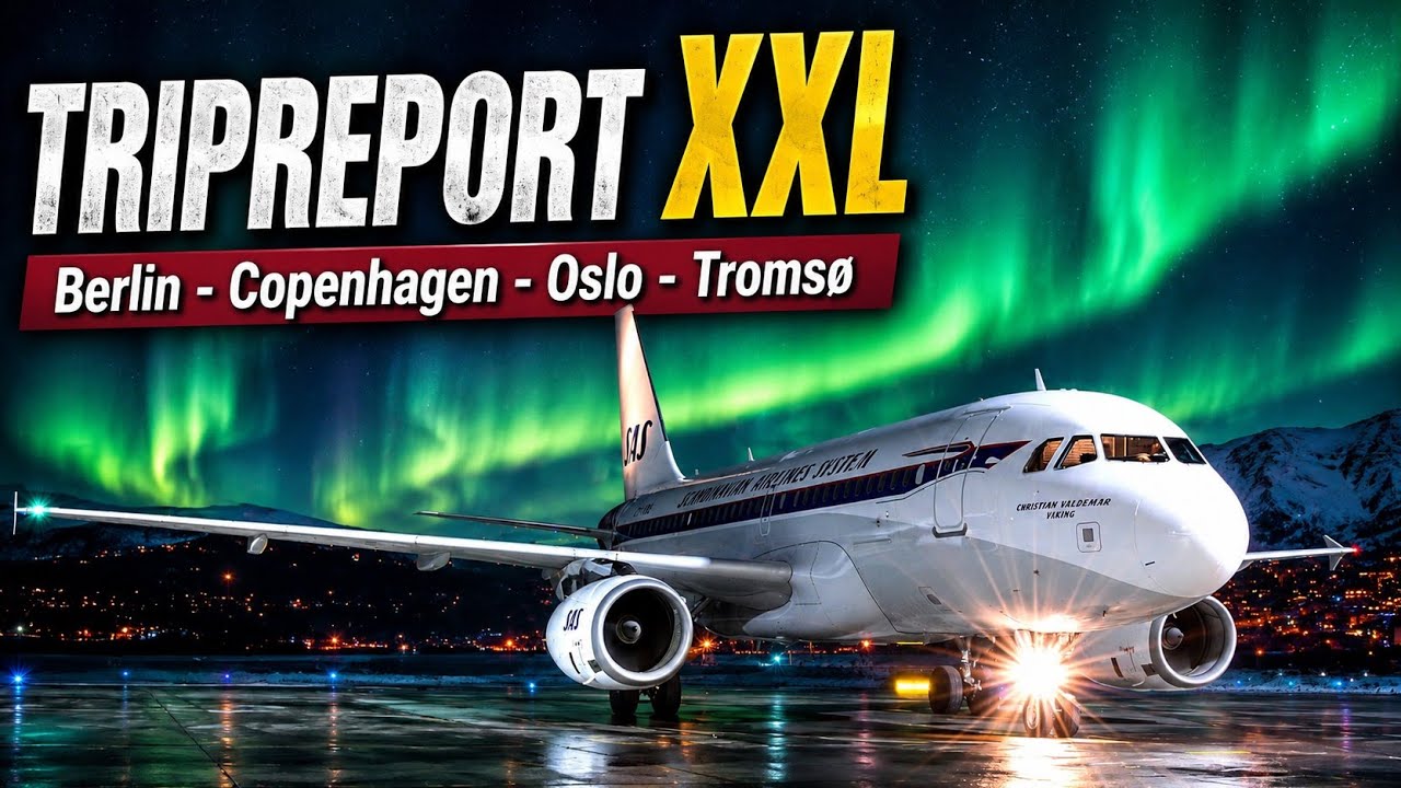 TRIPREPORT XXXL | 3 Flights! SAS Business Class | Berlin - Tromsø via Copenhagen & Oslo