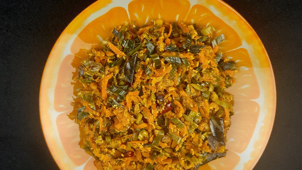 Leeks & Carrot Fry (Varai)