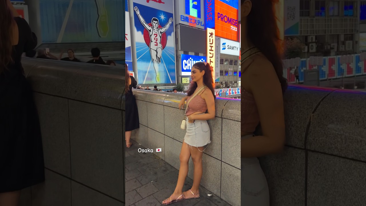 Famous Dotonbori area in Osaka Japan 🇯🇵 