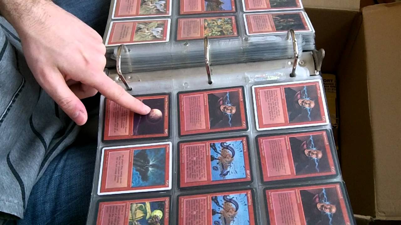 gekaufte Magic: The Gathering Sammlung - Paket auspacken