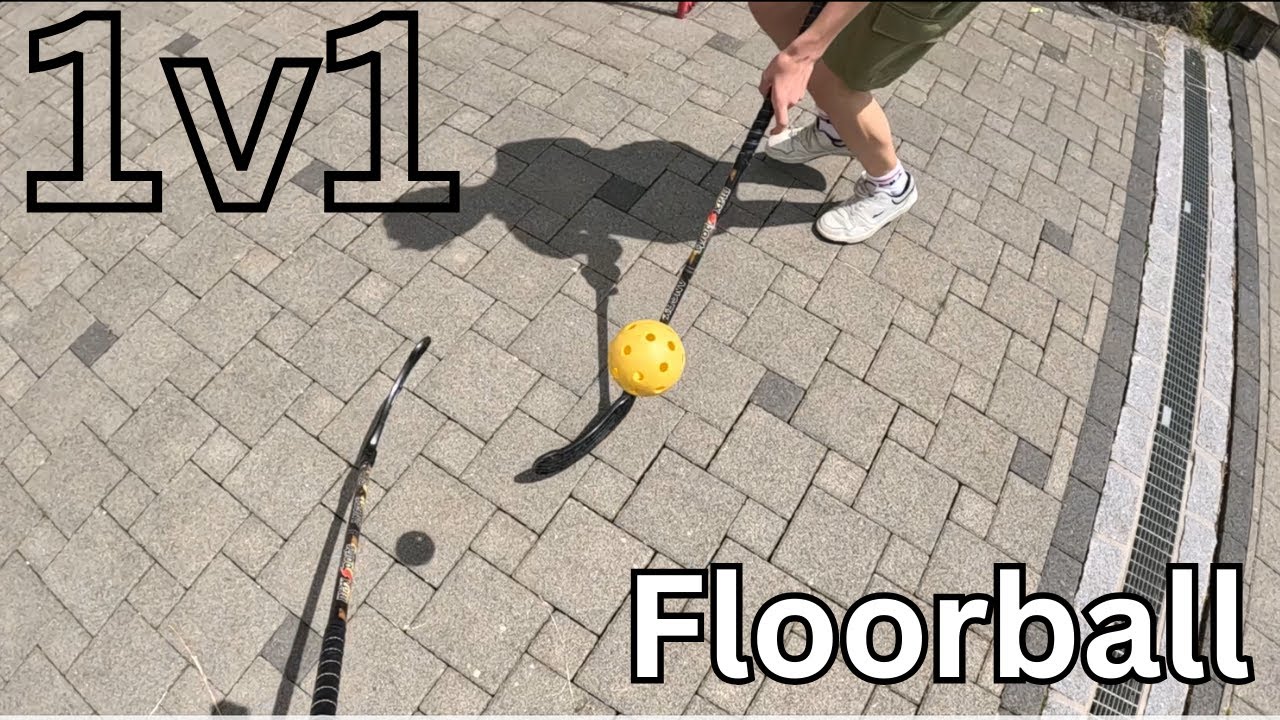 GoPro 1v1 Floorball WITHOUT A FIELD!