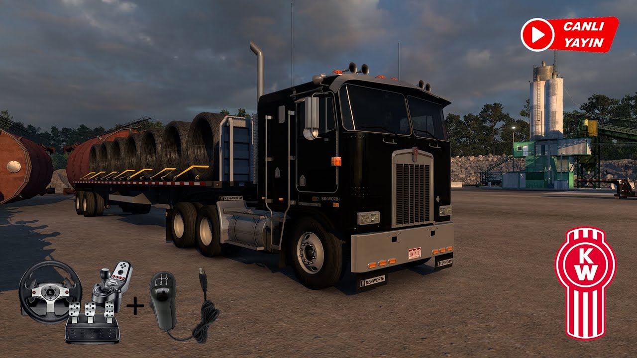 ATS 1.55 // FLATBED DORSEYLE İŞ YAPIYORUZ!