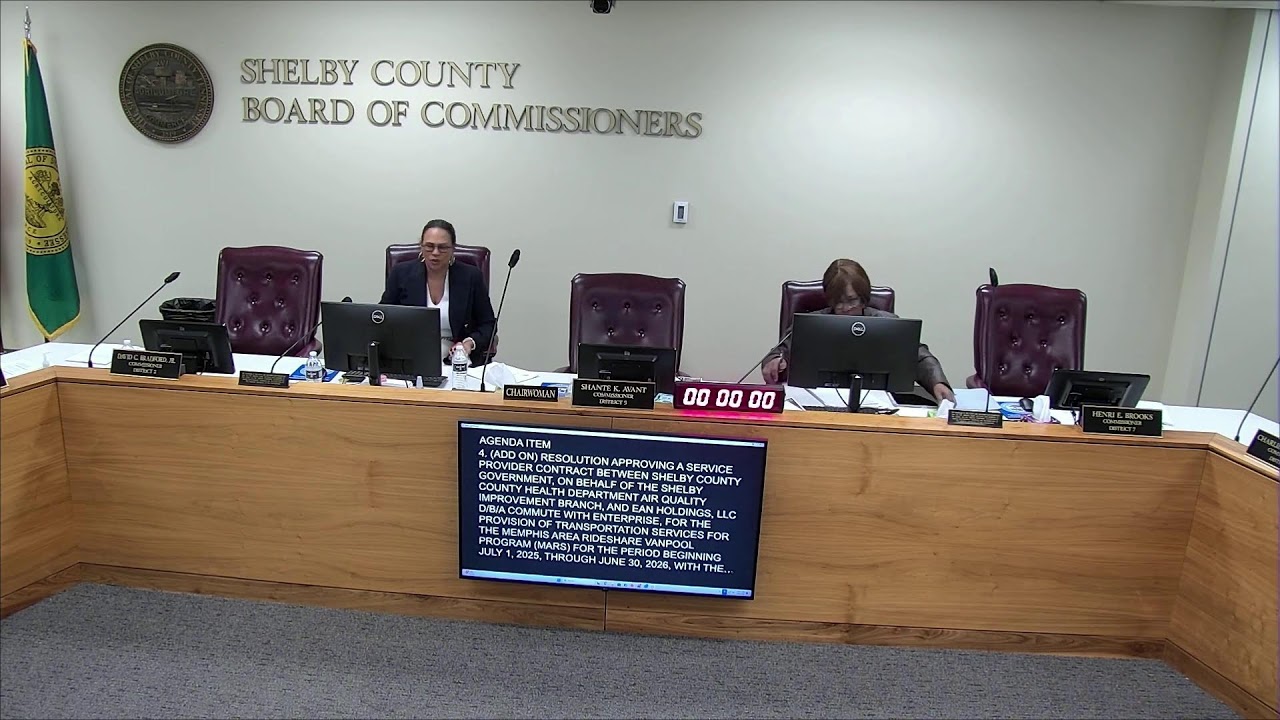 Wednesday, April 8, 2026, Committee Meeting - The Shelby County Board of Commissioners