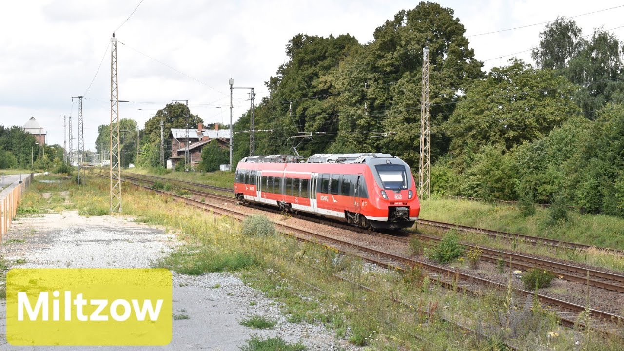 4K | Treinen in Miltzow - Compilatie - 23 augustus 2023