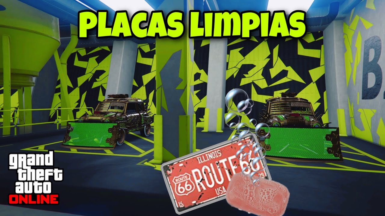 Gta Online | Método para tener placas limpias *Solo*
