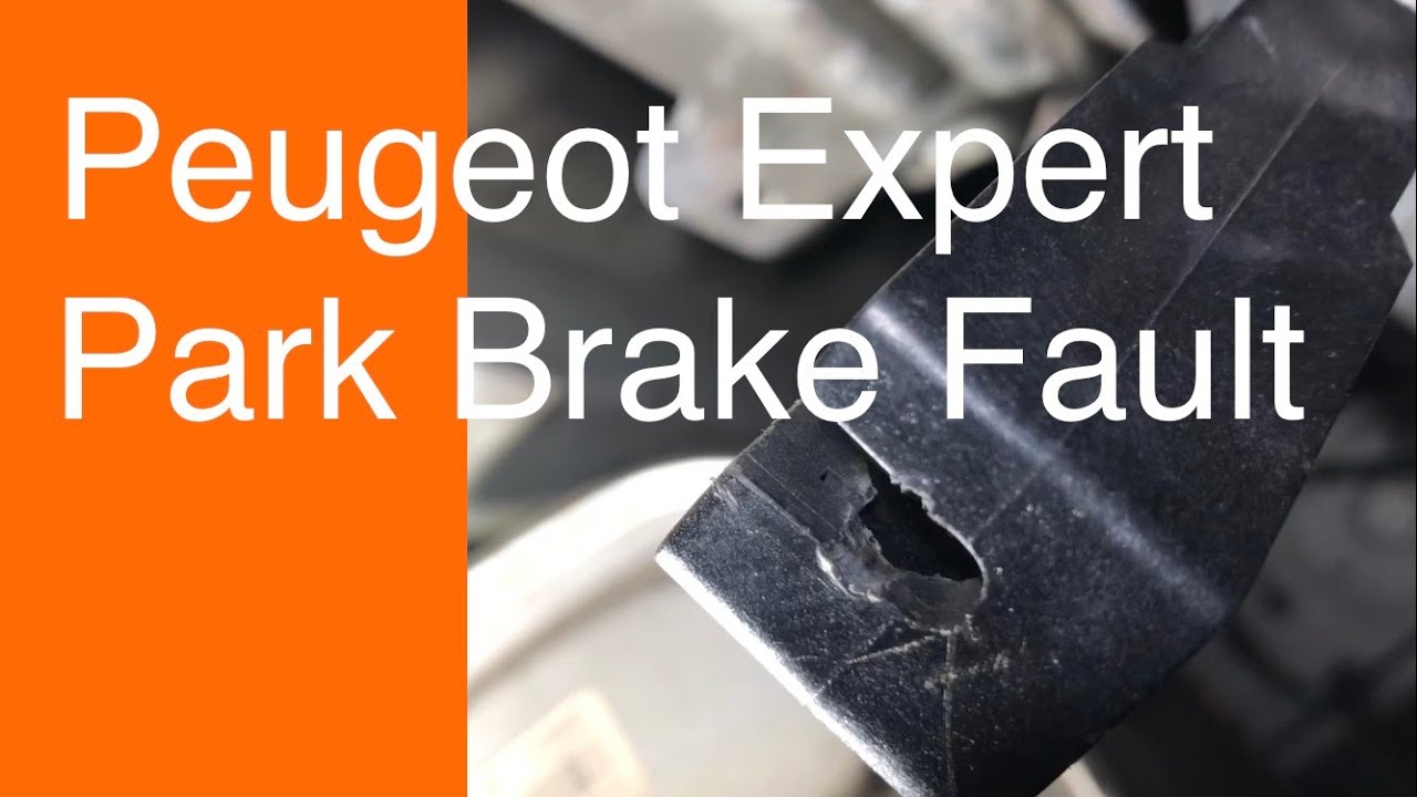 Неисправность ручного тормоза Peugeot Expert