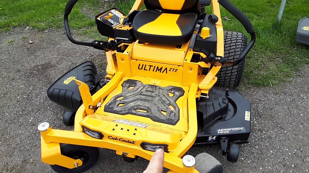 Quick video of new Cub Cadet Ultima ZT2