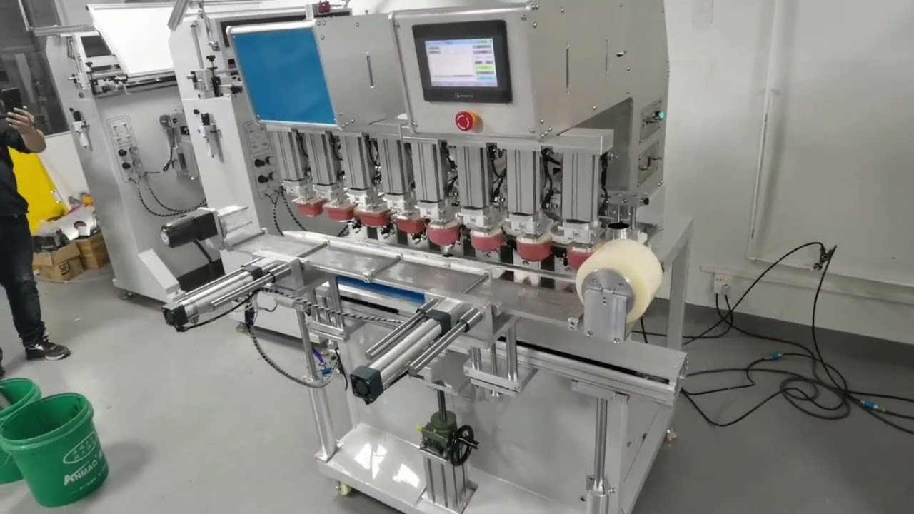 Washing machine control board pad printing machine