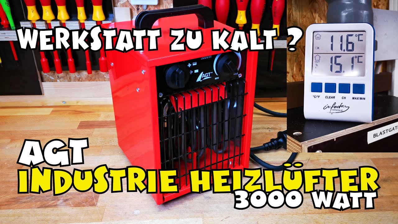 AGT Bau Heizlüfter 3000W Industrie