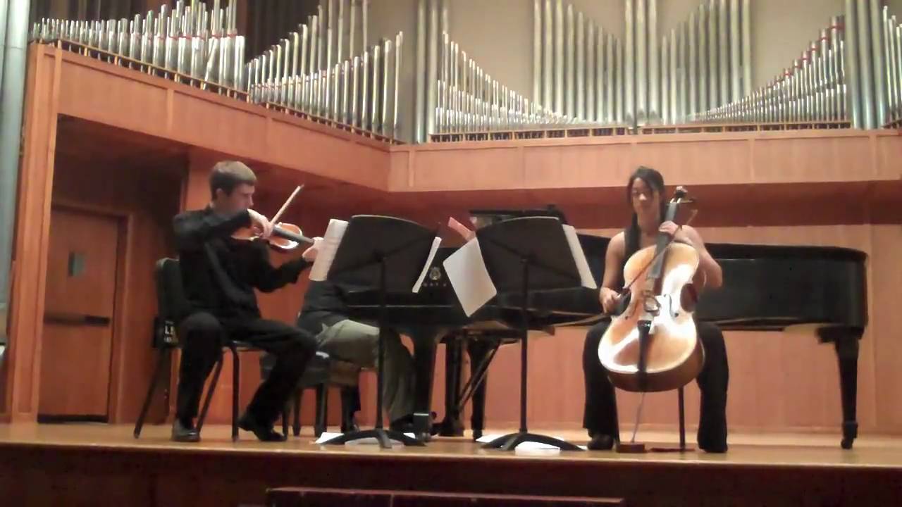 Shostakovich Piano Trio No. 2, 4th movement (Part 1)